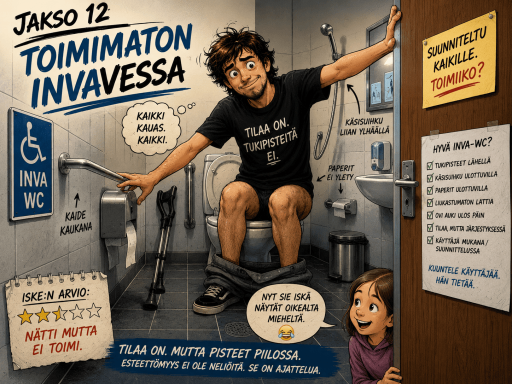 Jakso 12: Disabled toiket – vammainen&nbsp;vessa