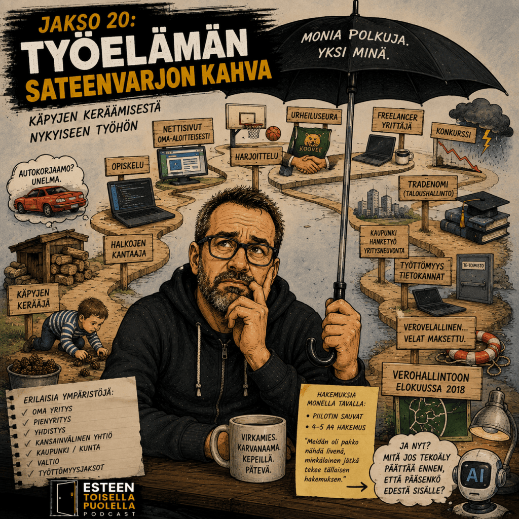 Jakso 20: Työelämän sateenvarjon&nbsp;kahva