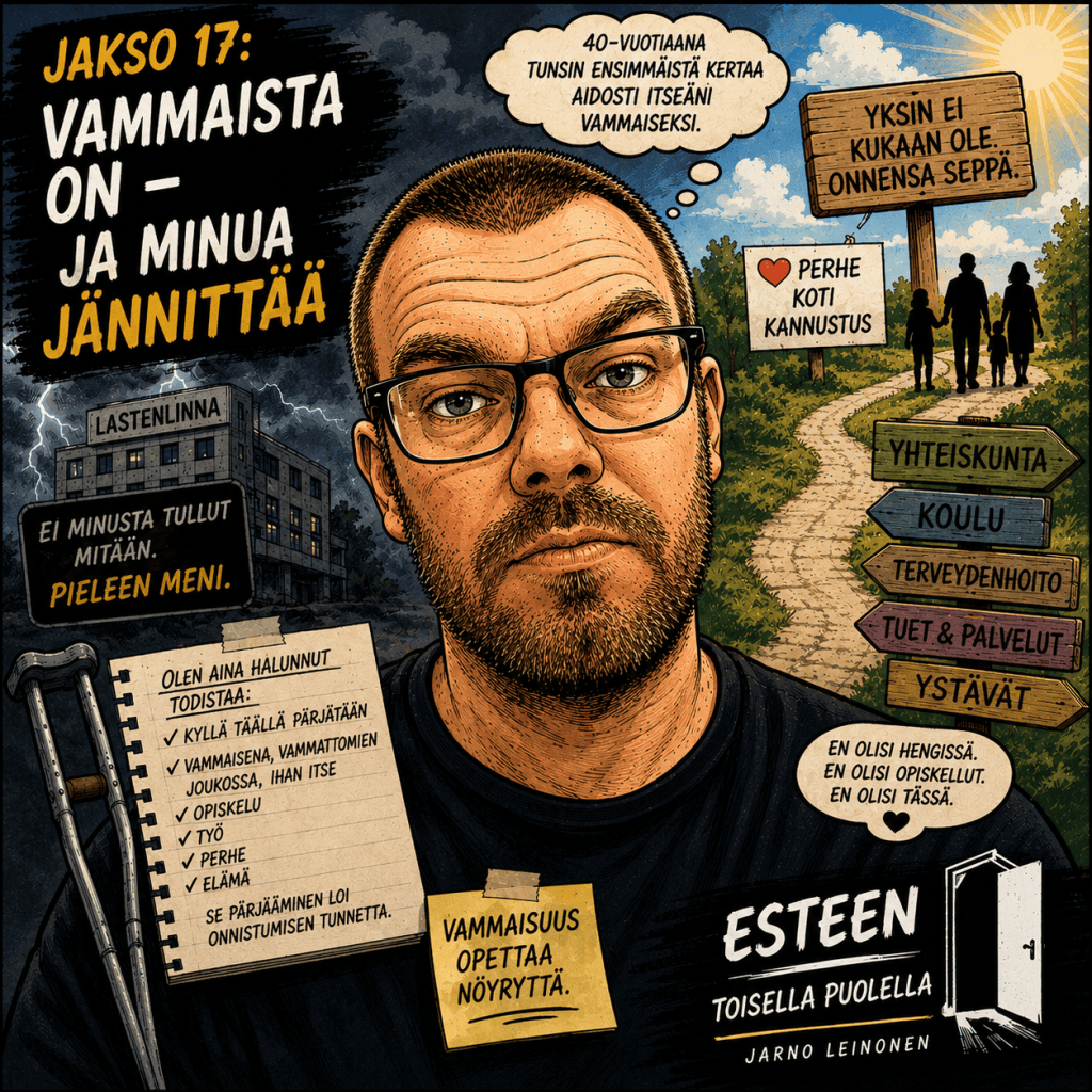 Jakso 17: Vammaista on – ja minua&nbsp;jännittää